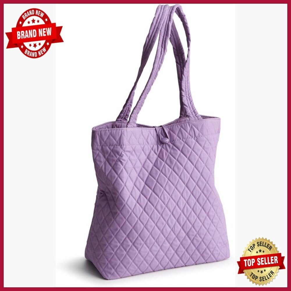 Premium Cotton Small Tote Bag with Multiple Pockets and Zip Closure